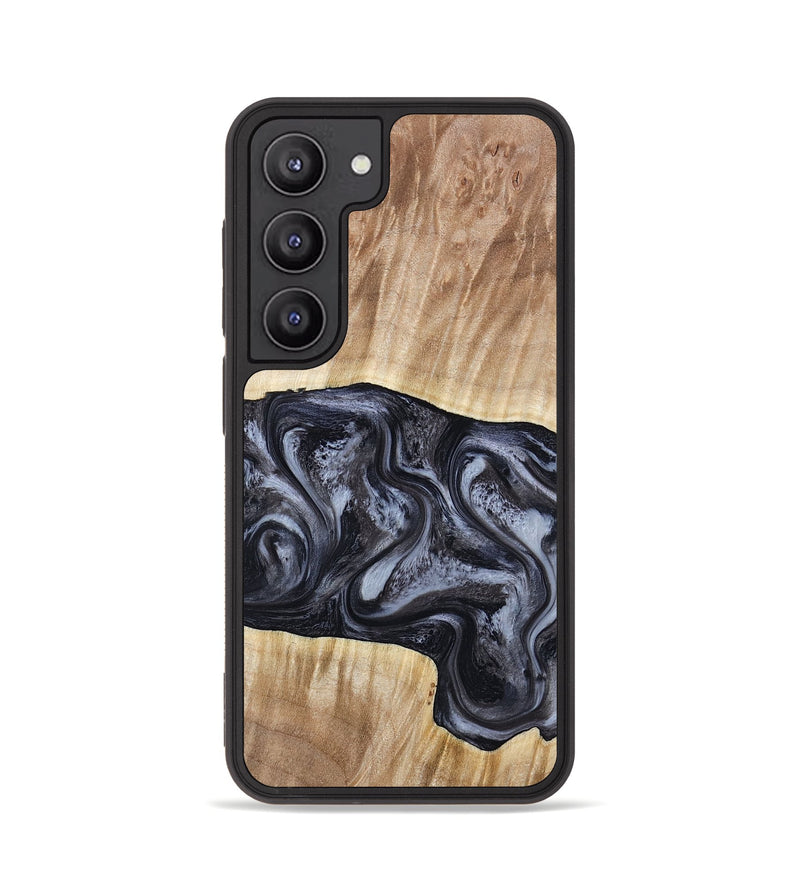 Galaxy S23 Wood Phone Case - Shakira (Black & White, 783137)