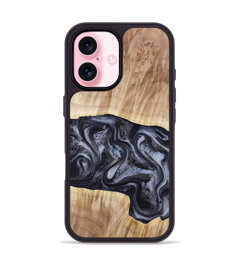 iPhone 17 Wood Phone Case - Shakira (Black & White, 783137)