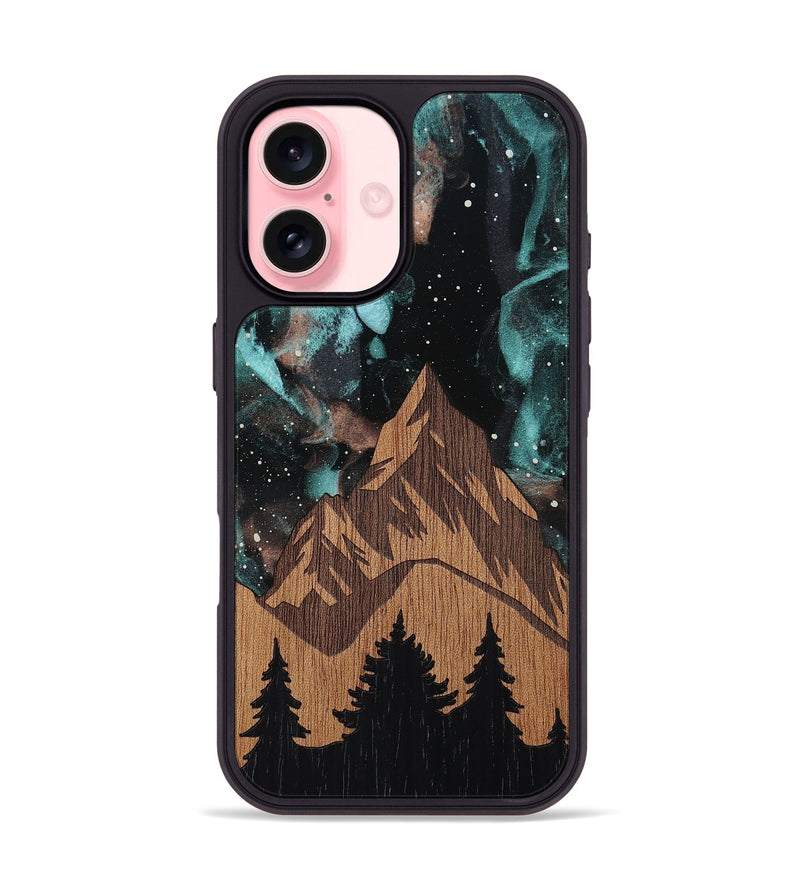 iPhone 16 Wood Phone Case - Alvah (MNTNS, 783236)