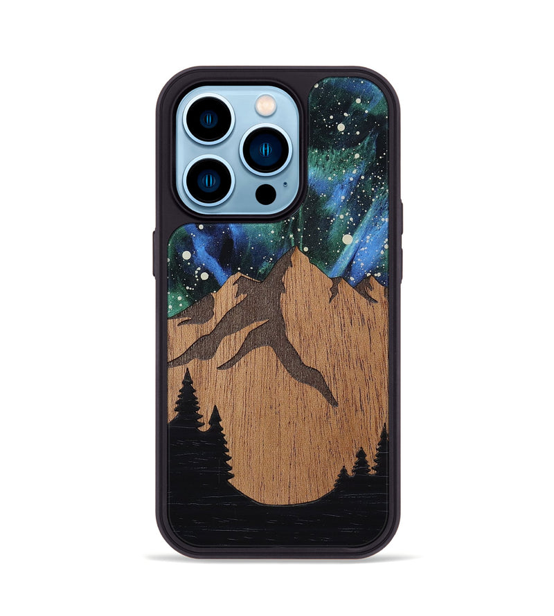 iPhone 14 Pro Wood Phone Case - Edsel (MNTNS, 783262)
