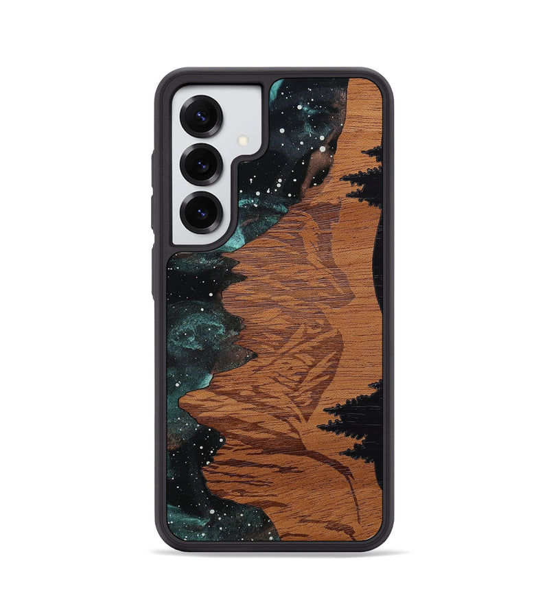 Galaxy S25 Wood Phone Case - Carmine (MNTNS, 783271)