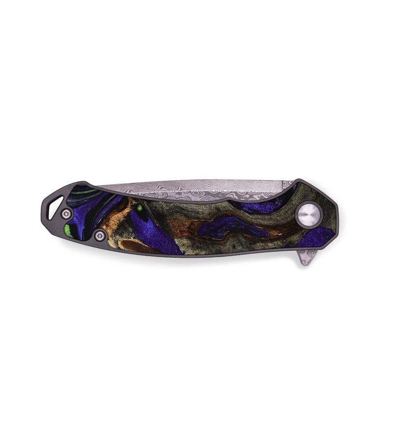 EDC Wood Pocket Knife - Pablo (Purple, 783284)