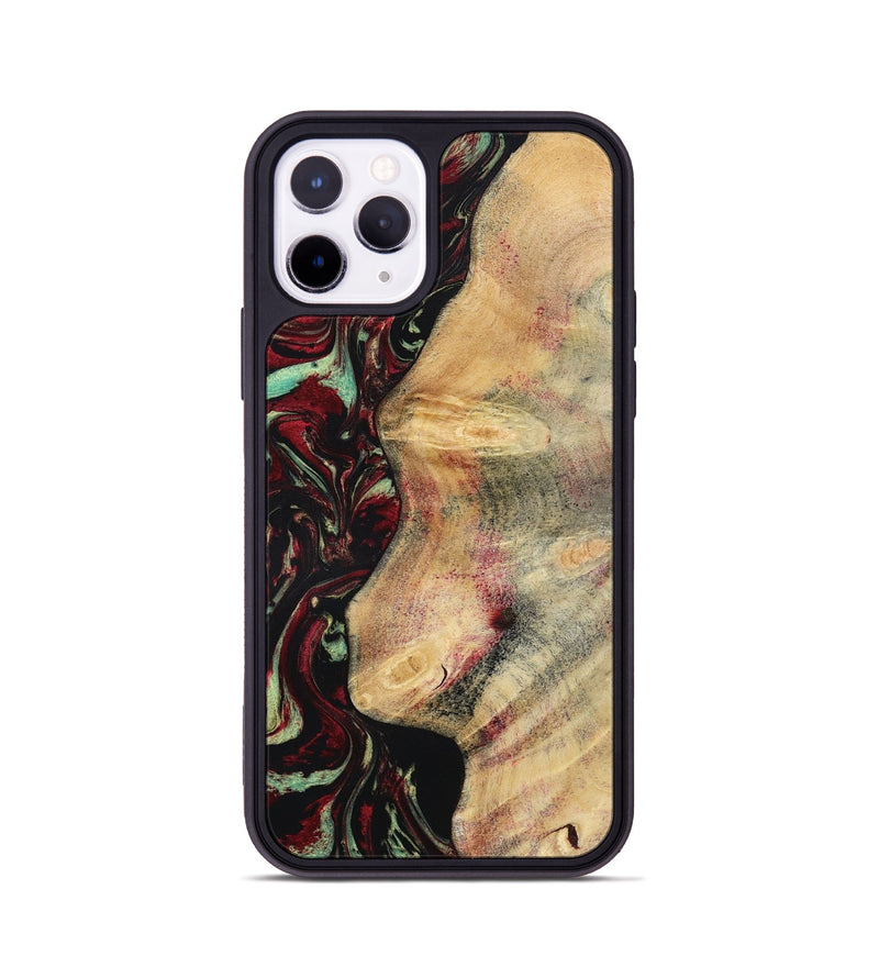 iPhone 11 Pro Wood Phone Case - Branden (Red, 783289)