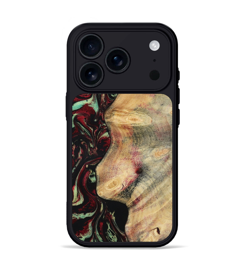 iPhone 17 Pro Wood Phone Case - Branden (Red, 783289)