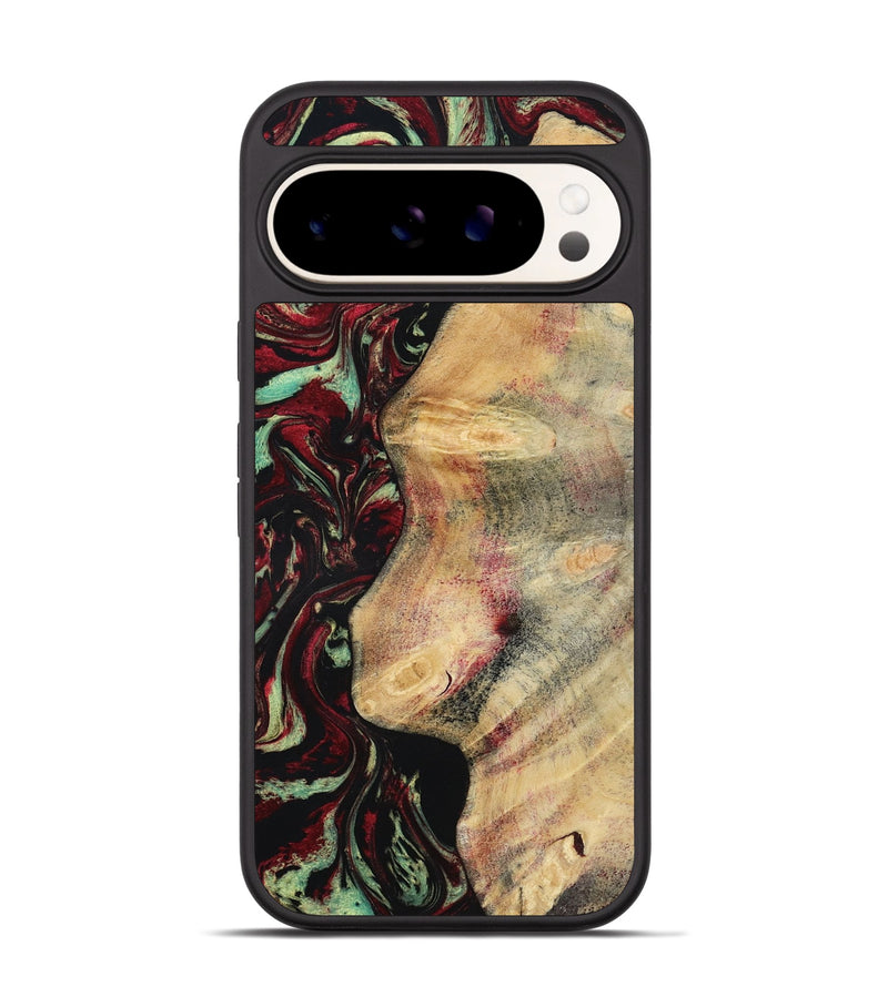 Pixel 9 Wood Phone Case - Branden (Red, 783289)