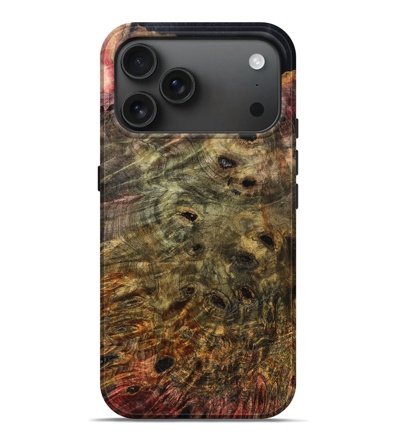 iPhone 17 Pro Max Wood Live Edge Phone Case - Deshawn (Wood Burl, 783364)