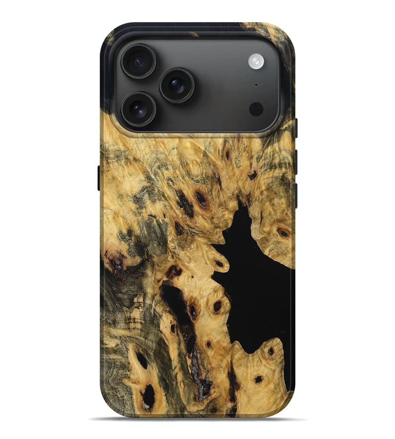 iPhone 17 Pro Max Wood Live Edge Phone Case - Shyla (Wood Burl, 783366)