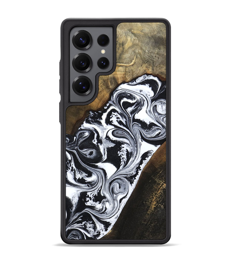 Galaxy S25 Ultra Wood Phone Case - Savana (Black & White, 783383)