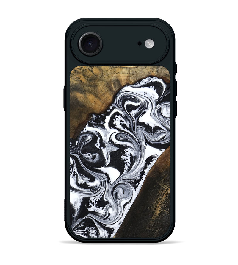 iPhone 17 Air Wood Phone Case - Savana (Black & White, 783383)