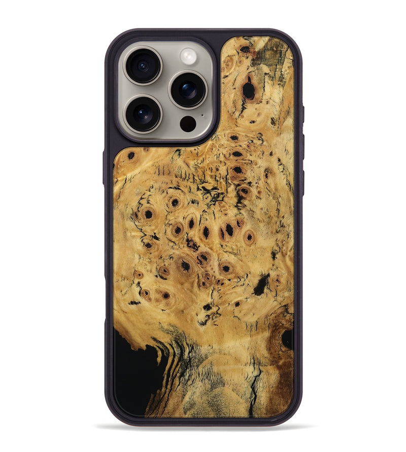 iPhone 16 Pro Max Wood Phone Case - Ellen (Wood Burl, 783444)