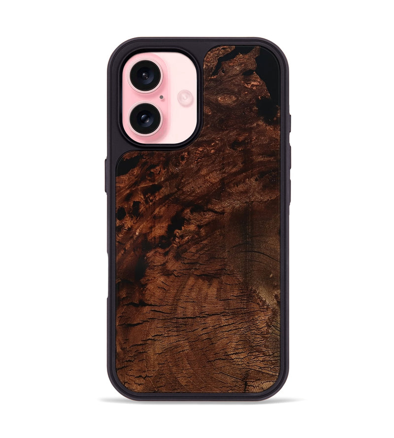 iPhone 16 Wood Phone Case - Carlo (Wood Burl, 783615)