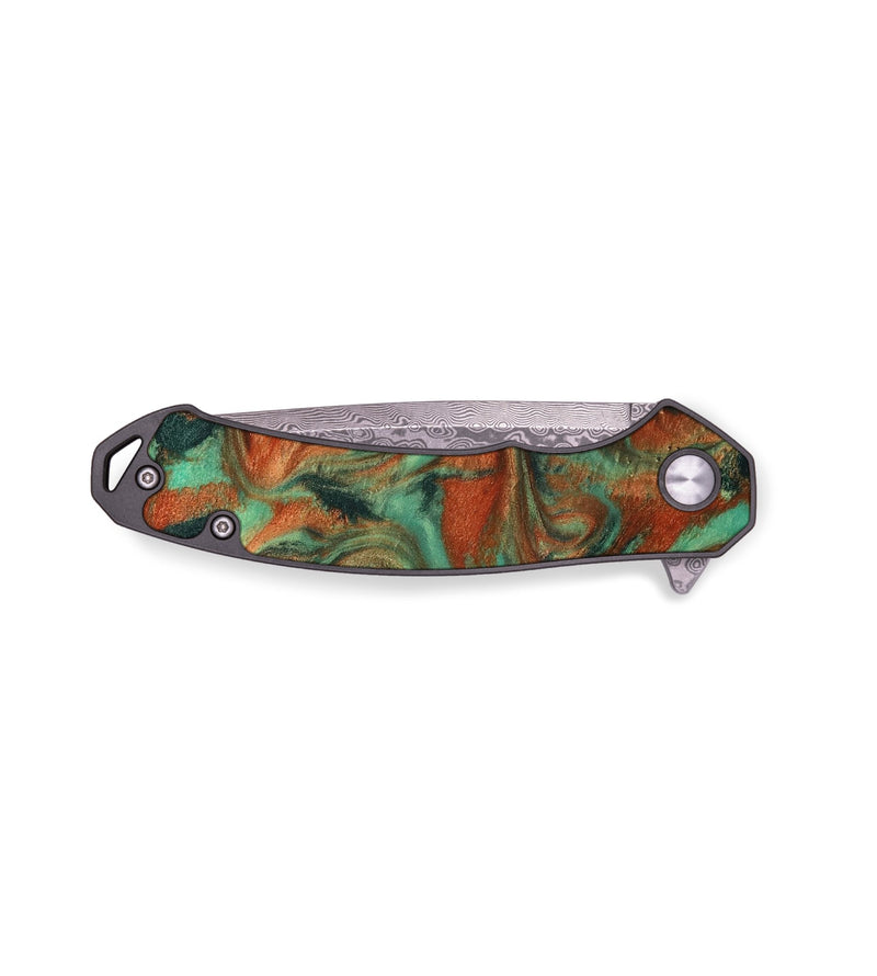EDC ResinArt Pocket Knife - Heath (Green, 783624)