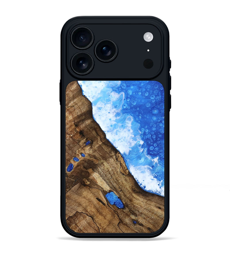 iPhone 17 Pro Max Wood Phone Case - Indigo (Coastal, 783640)