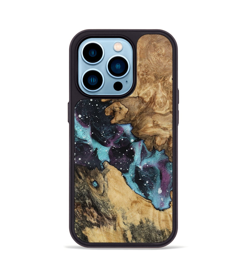 iPhone 14 Pro Wood Phone Case - Elza (Cosmos, 783655)