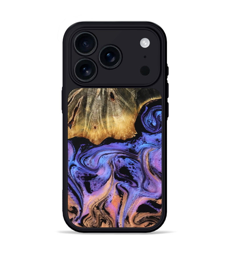 iPhone 17 Pro Wood Phone Case - Navy (Ombre, 783775)