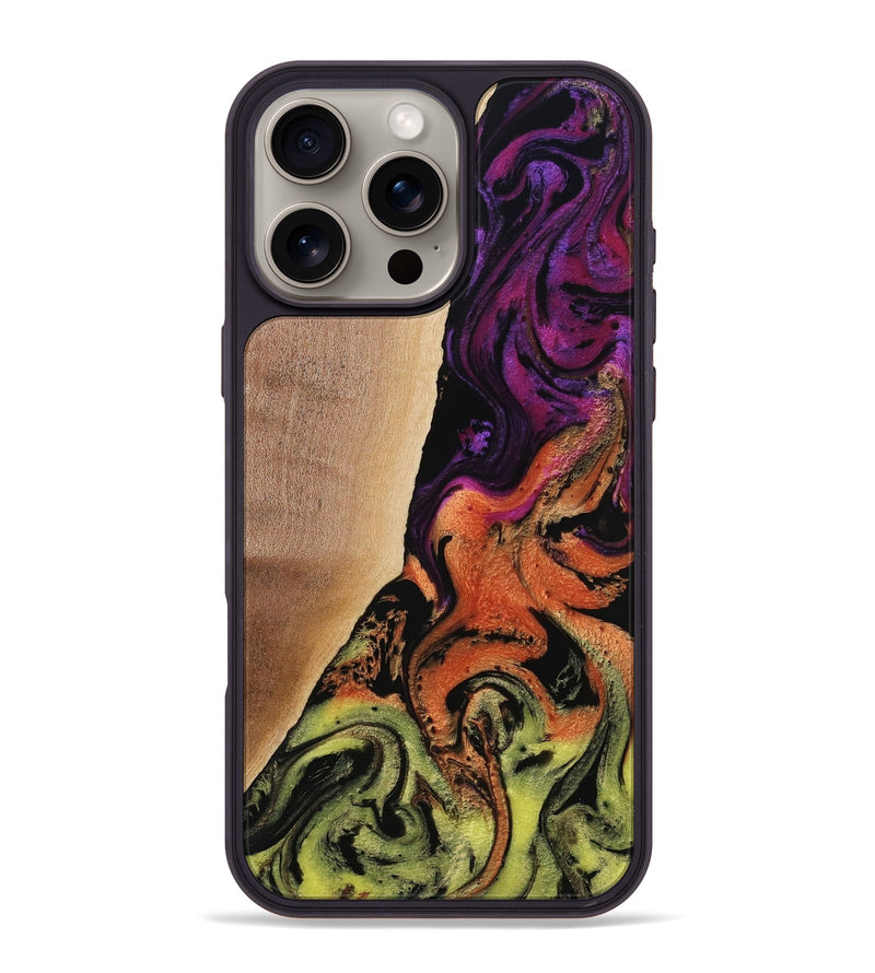 iPhone 16 Pro Max Wood Phone Case - Adriane (Ombre, 783812)