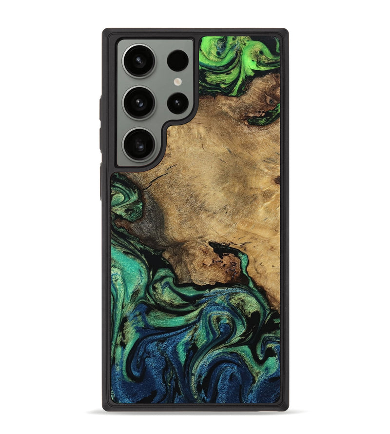 Galaxy S23 Ultra Wood Phone Case - Jordin (Green, 783828)