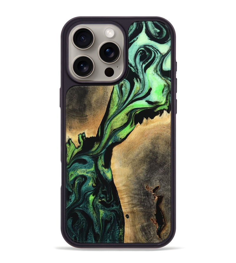 iPhone 16 Pro Max Wood Phone Case - Lillian (Ombre, 783840)