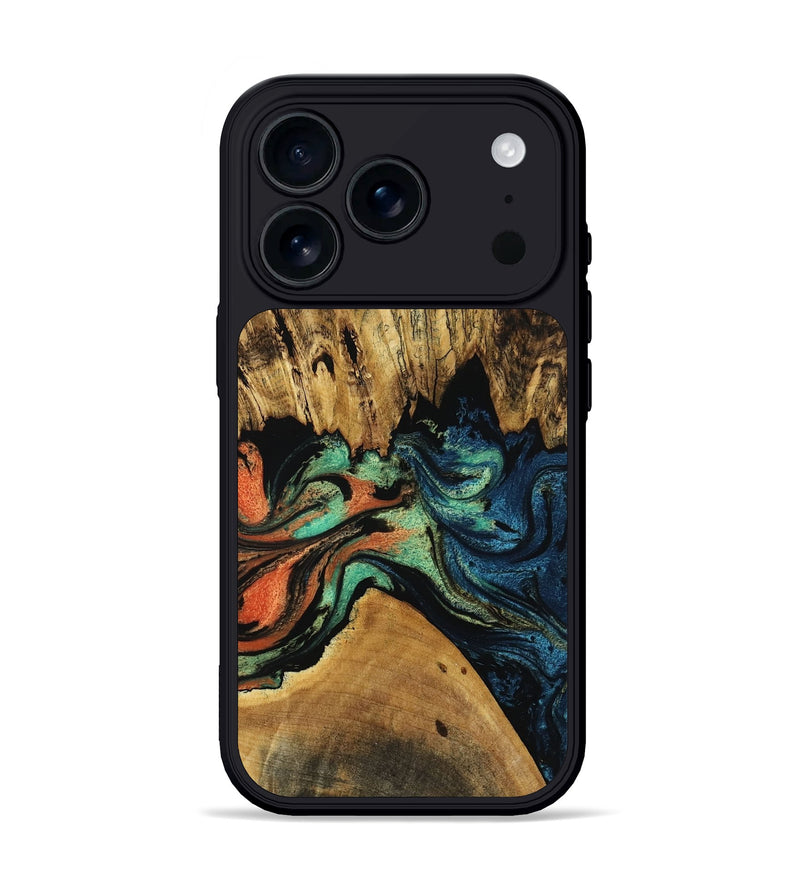 iPhone 17 Pro Wood Phone Case - Rose (Ombre, 783848)