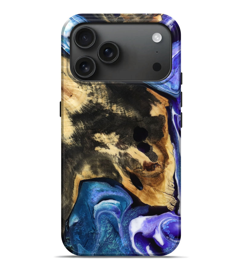 iPhone 17 Pro Max Wood Live Edge Phone Case - Melvina (Ombre, 783910)