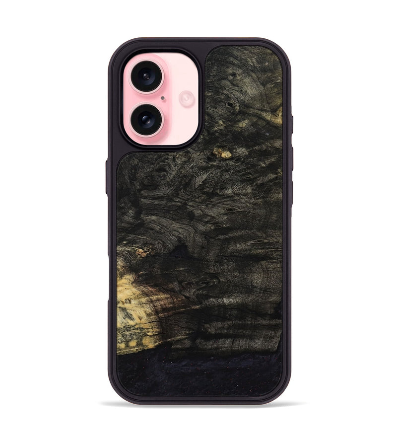 iPhone 16 Wood Phone Case - Leslie (Wood Burl, 784189)