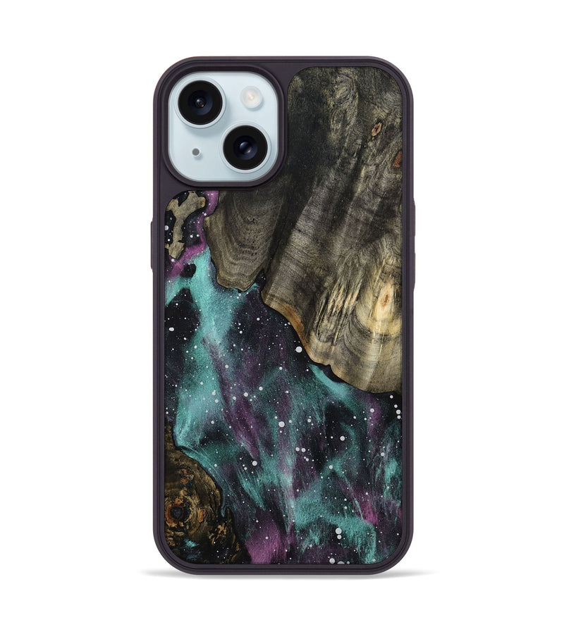 iPhone 15 Wood Phone Case - Cleta (Cosmos, 784228)
