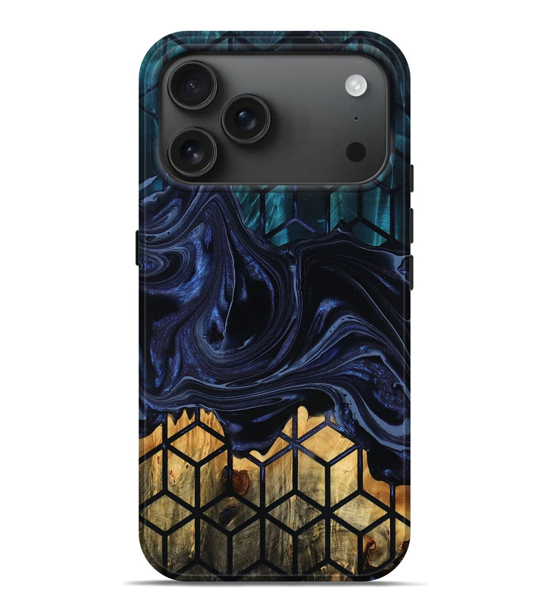 iPhone 17 Pro Max Wood Live Edge Phone Case - Chanda (Pattern, 784278)