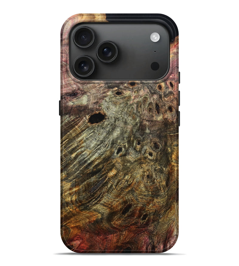 iPhone 17 Pro Max Wood Live Edge Phone Case - Deon (Wood Burl, 784281)