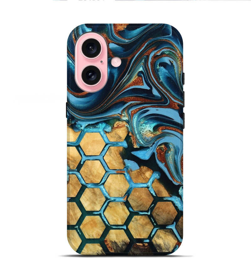 iPhone 16 Wood Live Edge Phone Case - Holland (Pattern, 784284)