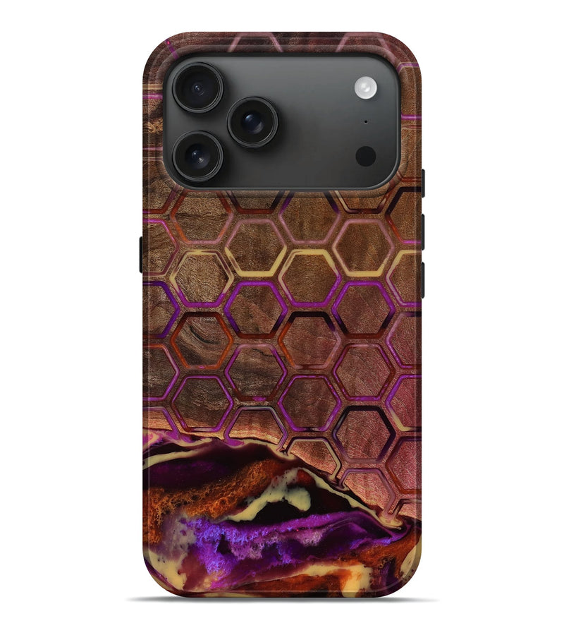 iPhone 17 Pro Max Wood Live Edge Phone Case - Emery (Pattern, 784296)