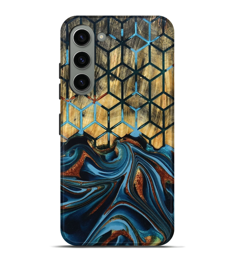 Galaxy S23 Plus Wood Live Edge Phone Case - Sara (Pattern, 784303)