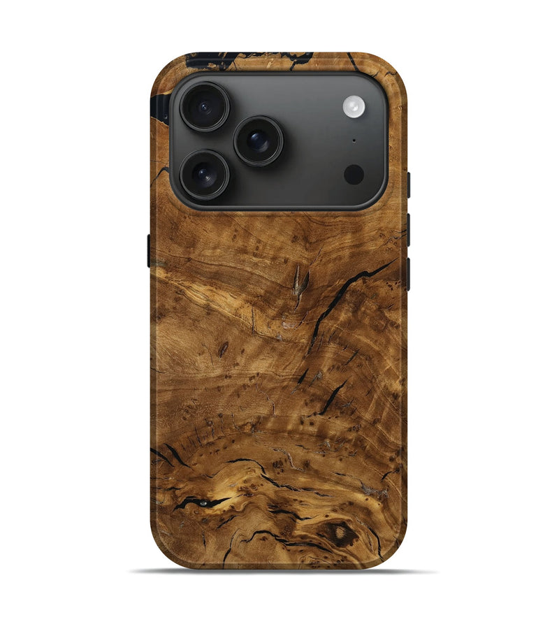 iPhone 17 Pro Wood Live Edge Phone Case - Bert (Wood Burl, 784307)