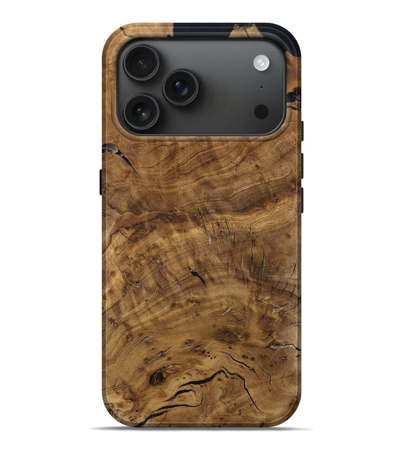 iPhone 17 Pro Max Wood Live Edge Phone Case - Augusta (Wood Burl, 784312)