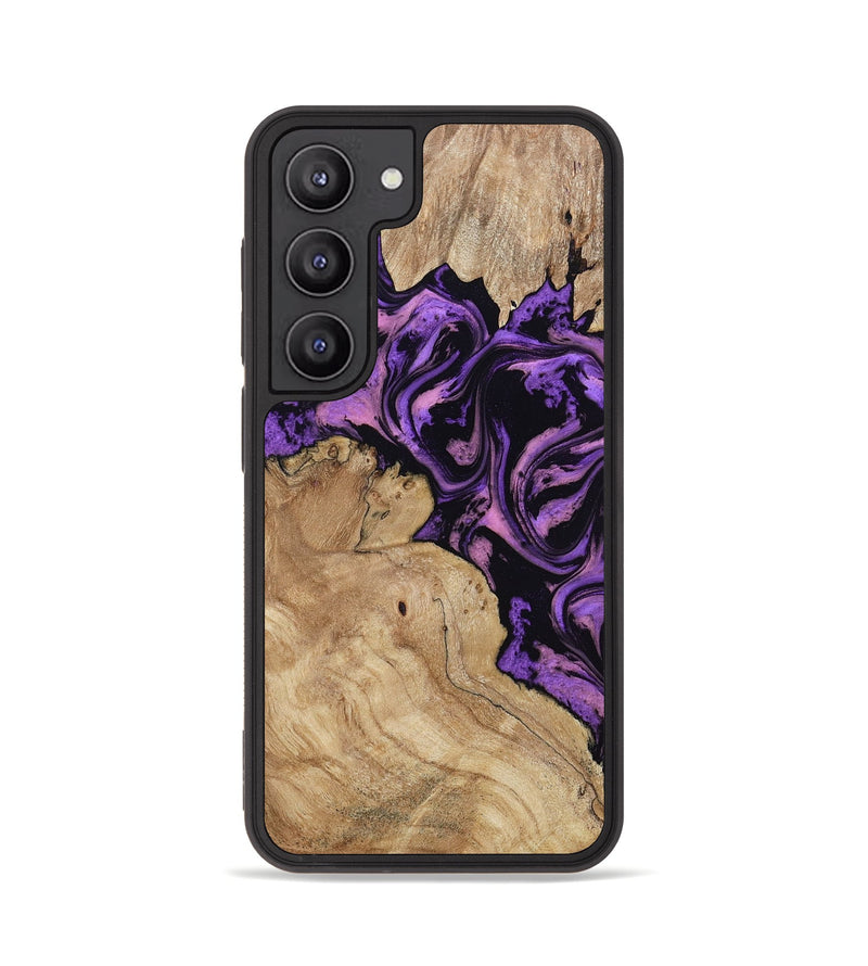 Galaxy S23 Wood Phone Case - Kira (Purple, 784407)