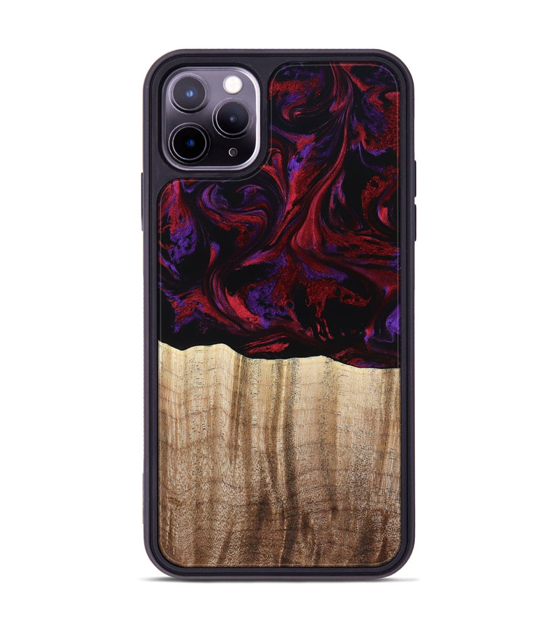 iPhone 11 Pro Max Wood Phone Case - Holden (Red, 784427)