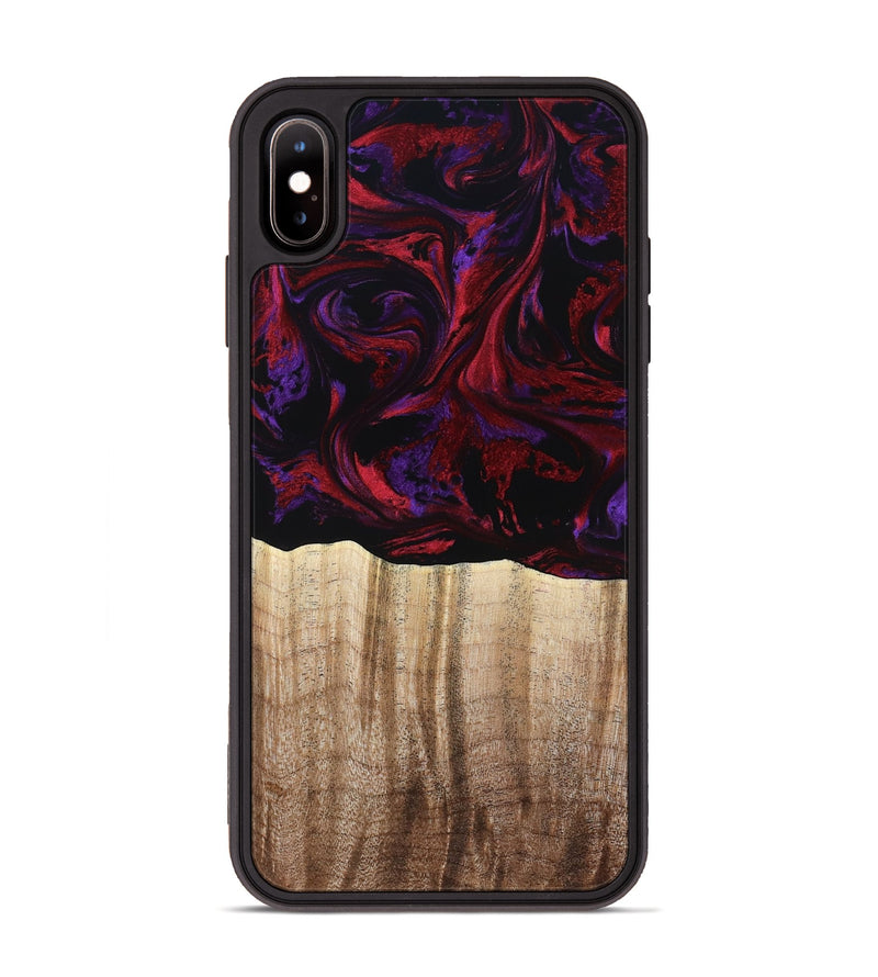 iPhone Xs Max Wood Phone Case - Holden (Red, 784427)