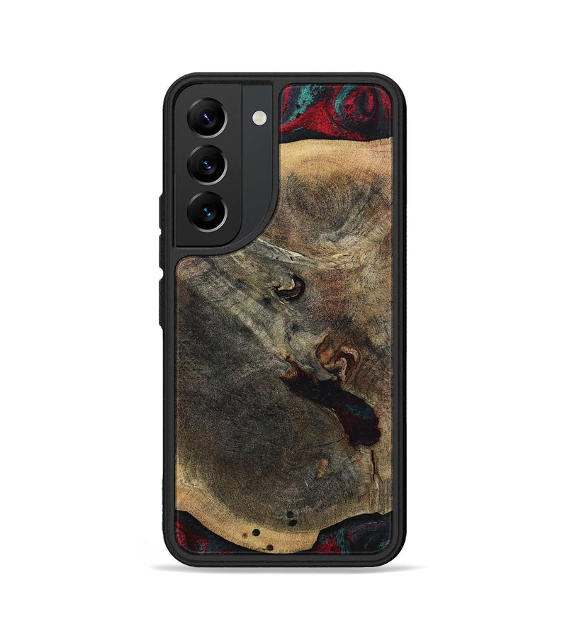 Galaxy S22 Wood Phone Case - Kiaan (Red, 784434)