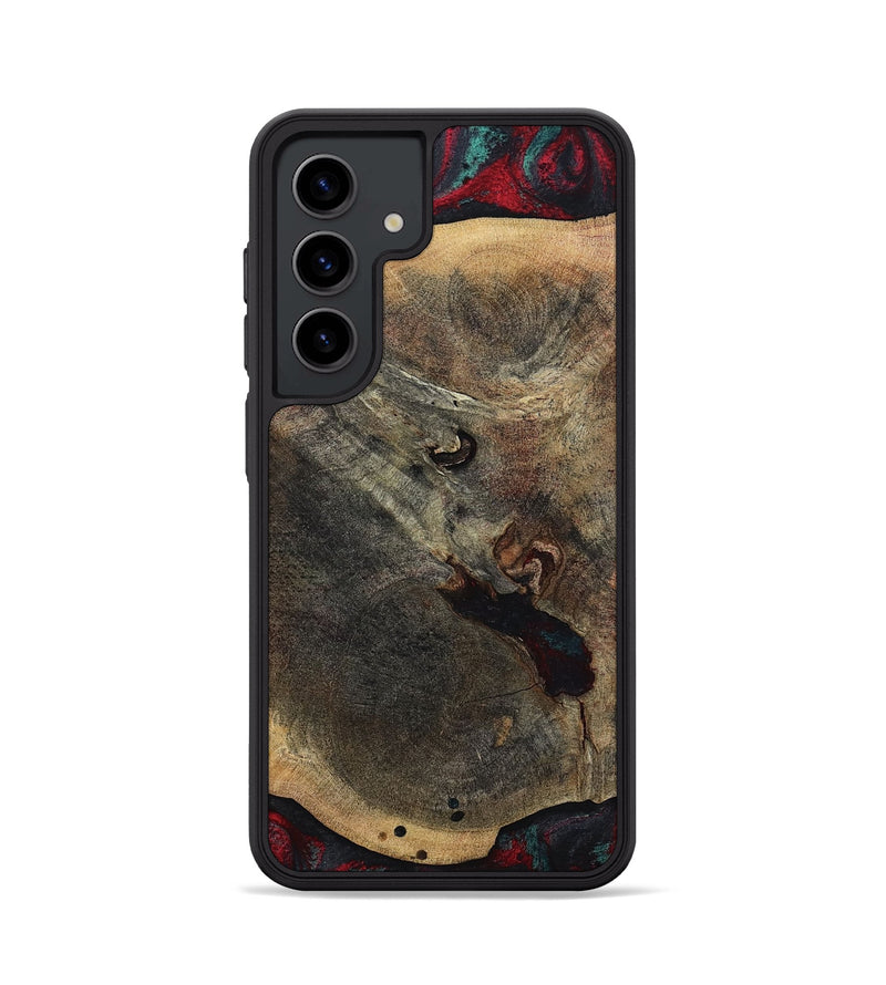 Galaxy S24 Wood Phone Case - Kiaan (Red, 784434)