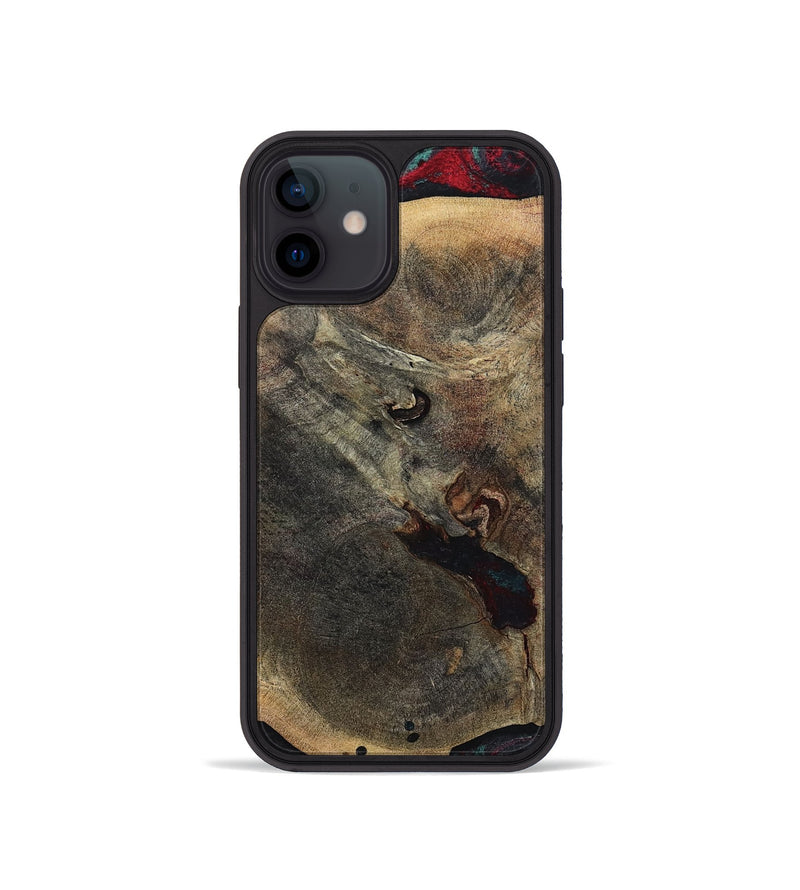 iPhone 12 mini Wood Phone Case - Kiaan (Red, 784434)