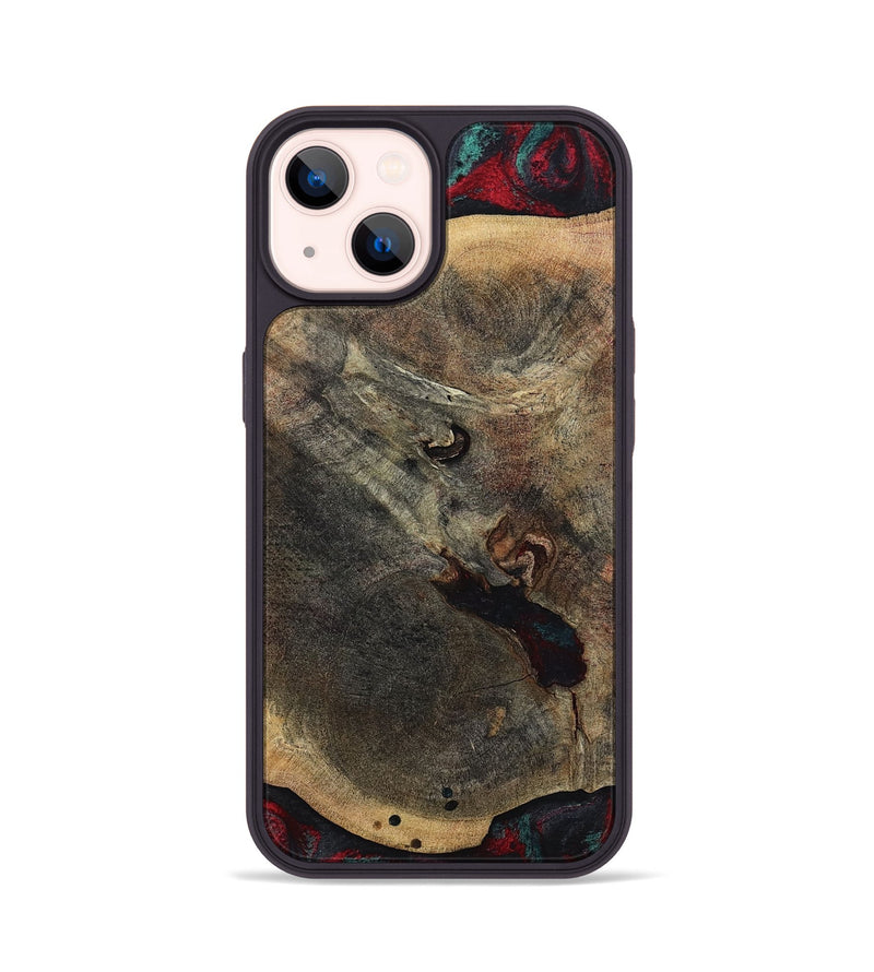 iPhone 14 Wood Phone Case - Kiaan (Red, 784434)