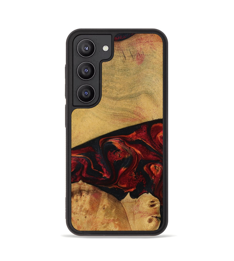 Galaxy S23 Wood Phone Case - Liz (Red, 784435)