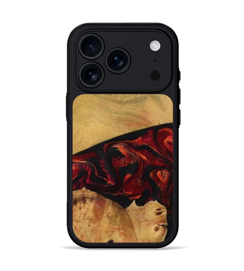 iPhone 17 Pro Wood Phone Case - Liz (Red, 784435)