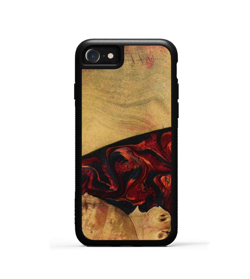 iPhone SE Wood Phone Case - Liz (Red, 784435)