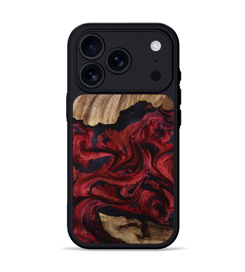 iPhone 17 Pro Wood Phone Case - Nettie (Red, 784438)