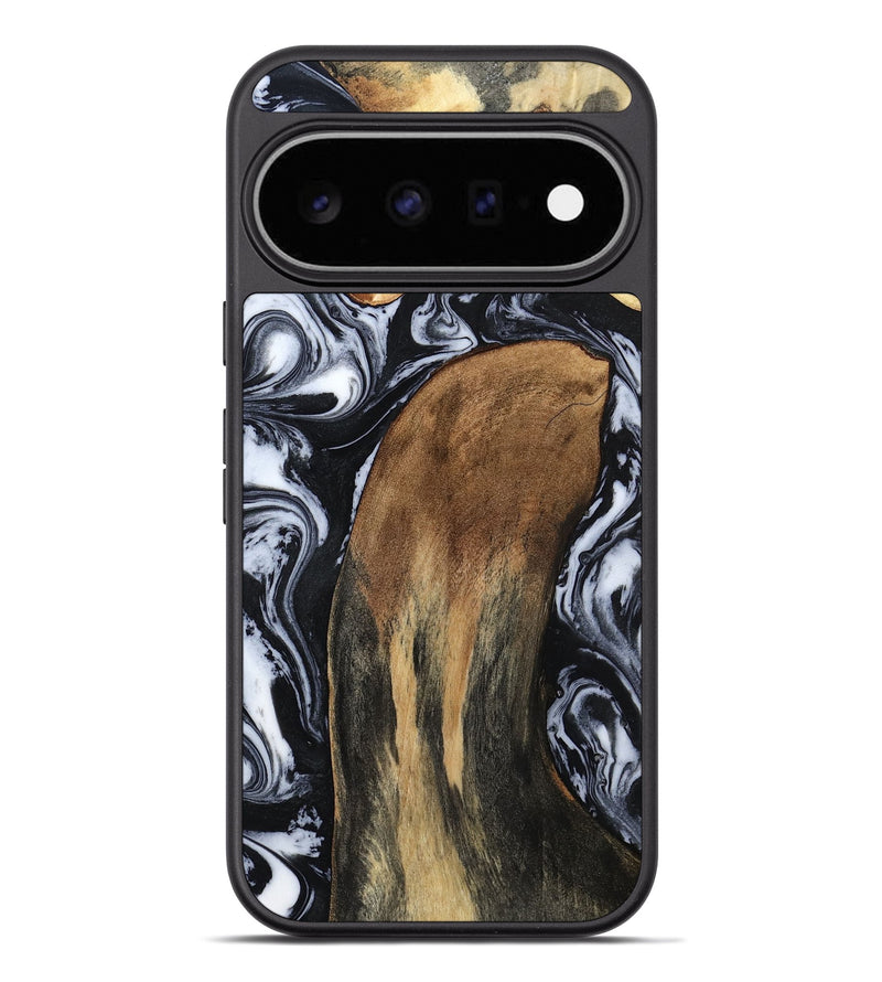 Pixel 11 Pro XL Wood Phone Case - Iona (Black & White, 784440)