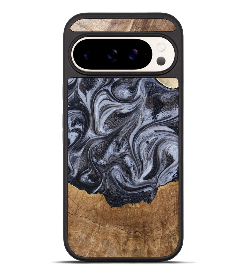 Pixel 10 Pro XL Wood Phone Case - Clifton (Black & White, 784447)
