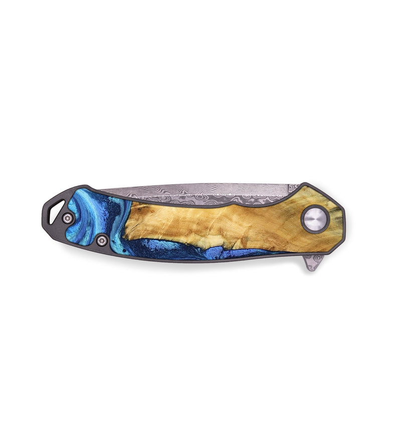 EDC Wood Pocket Knife - Jamey (Blue, 784504)