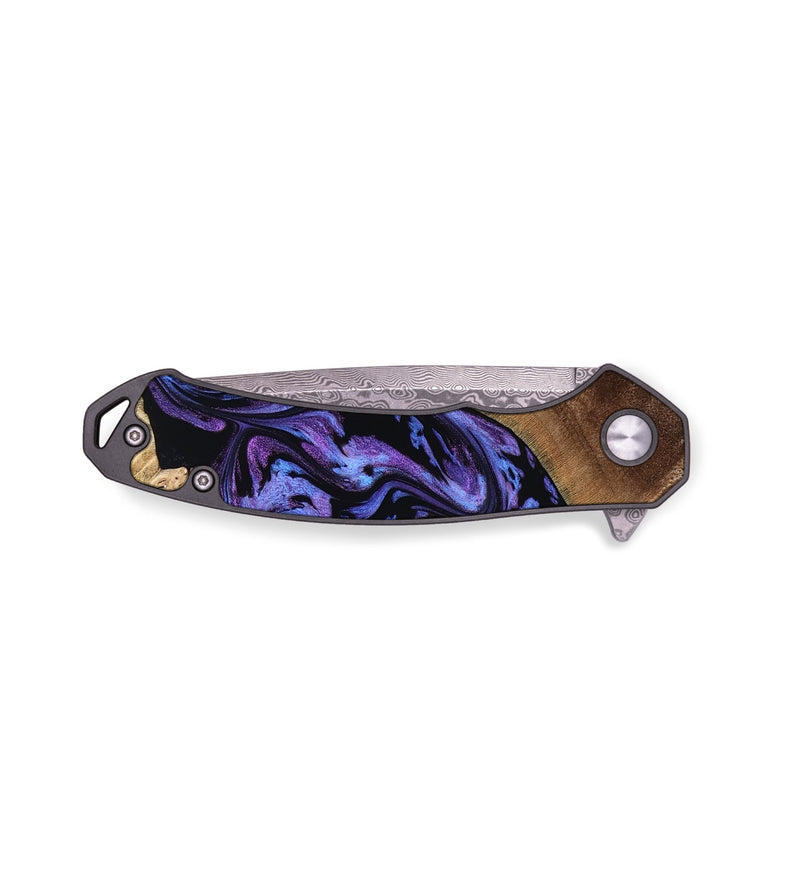 EDC Wood Pocket Knife - Coby (Purple, 784570)