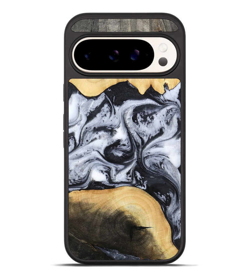 Pixel 10 Pro XL Wood Phone Case - Aja (Black & White, 784591)