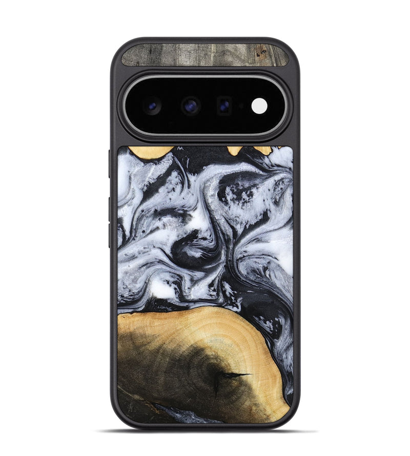 Pixel 11 Pro Wood Phone Case - Aja (Black & White, 784591)